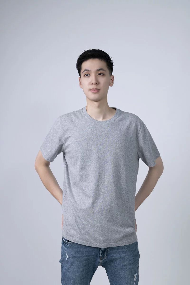 MIT 圓領素TEE (麻花)